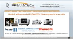 Desktop Screenshot of prematech.de