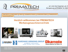 Tablet Screenshot of prematech.de